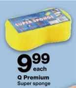 Q Premium Super Sponge-Each