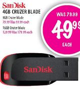 Sandisk 16GB Cruzer Blade Each