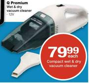 Compact Wet & Dry Vacuum Cleaner-Each