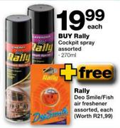 Rally Cockpit Spray-270ml Each