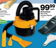 Q Premium Wet & Dry Vacuum Cleaner-12V Each