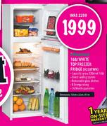 Rlisense White Top Freezer Fridge-168L