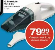Compact Wet & Dry Vacuum Cleaner-Each