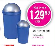 Flip Top Bin-12l Each