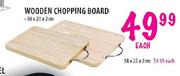  Wooden Chopping Board-38x25x2cm Each