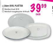 Oval Platter-30cm Each
