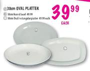 Oval/Rectangular Platter-30cm Each