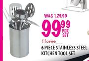 Home Stainless Steel Kitchen Tool Set-6 Piece