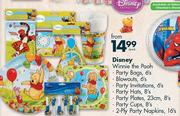 Disney Winnie The Pooh Party Invitations-6's Per Pack
