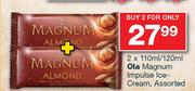 Ola Magnum Impulse Ice Cream Assorted-2x110ml/120ml