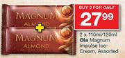 Ola Magnum Impulse Ice-Cream Assorted-2x110/120ml