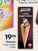 Hermes Large Sugar Cones-10's
