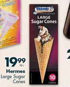 Hermes Large Sugar Cones-10's