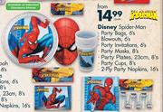 Disney Spider Man Party Plates-23cm,8's Per Pack 