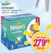 Pampers Active Baby Midi-150's Per Pack 
