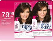 Clairol Nice'n Easy Foam Hair Colourant Assorted(All Shades)-Each