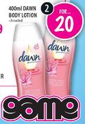 Dawn Body Lotion-2 x 400ml