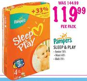 Pampers Sleep & Play Junior-58's Per Pack