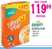 Pampers Sleep & Play Maxi-68's Per Pack 