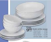Solid White Range Rice Bowl-each