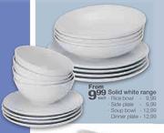 Solid White Range Soup Bowl-each