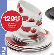 Poppy Dinner Set-12 piece per set