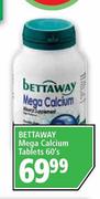 Bettaway Mega Calcium Tablets-60's