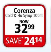 Corenza Cold & Flu Syrup-100ml