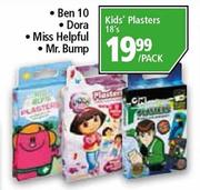 Kids' Plasters-18's Pack