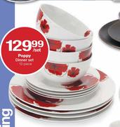 Poppy Dinner Set-12 Piece