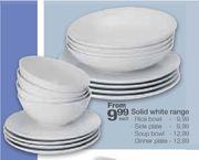 Solid White Rice Bowl-Each
