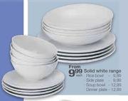 Solid White Rice Bowl-Each