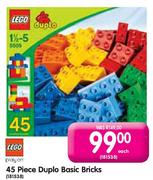 Lego Playom 45 Piece Duplo Basic Bricks Each