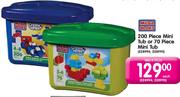 Mega Blocks 200 Piece Mini Tub Or 70 Piece Mini Tub Each