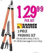 Garden Master 3 Piece Pruning Set-Per Set