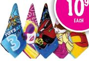 Assorted Character Face Cloths-Each