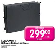 Suncomfort Deluxe 4 Division Mattress - Each