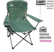 Camp Master Oversize Arm Chair