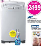 Samsung White Top Load Washing Machine-13kg