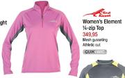 First Ascent Women's Element 1/4-Zip Top