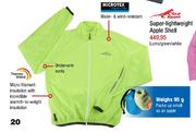 First Ascent Super-lightweight Apple Shell