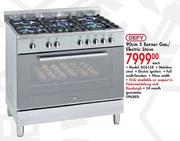 Defy 90cm 5 Burner Gas/Electric Stove (DGS154) - Each