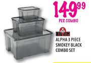 Big Jim Alpha Smokey Black Combo Set-3 Piece