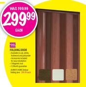 Simple Choice Folding Door-Each
