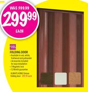Always Home Deluxe Folding Door-Each