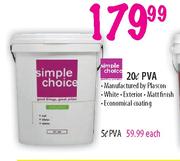 Simple Choice PVA-20l Each