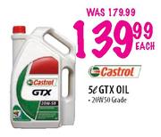 Castrol GTX Oil-5l Each