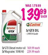Castrol GTX Diesel Motor Oil-5l Each
