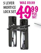 5 Lever Mortice Lock Set