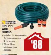 Garden Master Hose Pipe With Fitting
